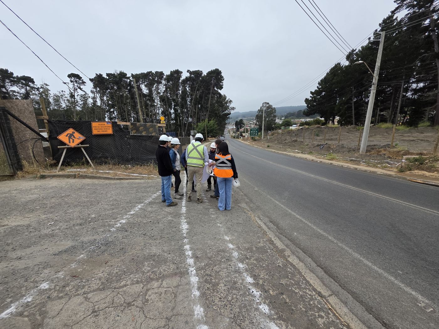 Traslado de Redes Sanitarias – CESFAM Curanipe